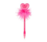LEGAMI Writing is Magic Light-Up Ballpoint Pen - Heart, Pink