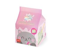 Legami - Yummy Yummy Memo Pad, Notepad with 250 Detachable Sheets, FSC Certified Paper, Size 7 x 10 x 7 cm, Memo Pad with Green Sheets, Kitty
