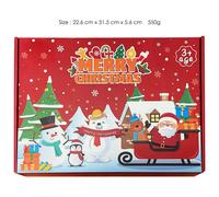 Legami - Advent Calendar 2025, 24 Surprises Including 1 Erasable Pen in Limited Edition, Reusable, Durable, Foil and Glitter Details, 33 x 39 x 6.5 cm