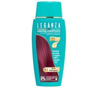 Leganza Hair Coloring Conditioner Natural Balm Color Dark Mahagony Nº 61 | Enriched with 7 Natural Oils | Ammonia, PPD and Paraben Free | 150 ml