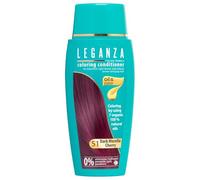 Leganza Hair Coloring Conditioner Natural Balm Color Dark Morello Nº 51 | Enriched with 7 Natural Oils | Ammonia, PPD and Paraben Free | 150 ml
