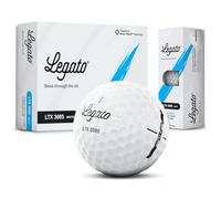 Legato Golf Balls LTX3085 | Maximized Distance with Soft Feel | 3 Piece | Urethane Cover | 85 Compression | White | 1 Dozen (12 balls)
