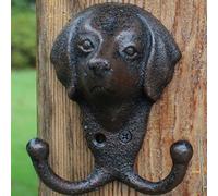 LeGDOr 1pcs Cast Iron Animal Coat Hook European Style Decorative Wall -Mounted Coat Rack Double Prong Wall Hooks Suitable for Home Garden Corridor Balcony Multifunctional Towel Rack (Color : B)