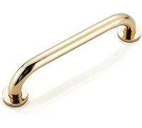 LeGDOr Brass Bathroom Grab Bar for Elderly,Brushed Handler Accessories for Shower Toilet Bathtubs,Balance Safety Hand Rail for Wall,Handicap Disability Assist Device (Color : B, Size : 30cm)