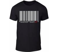 lege Men's 47 Barcode T-Shirt - Inspired by Hitman Agent Assassin Game Black S