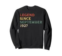Legend 1927 98th Birthday Gifts for Men Women 98 Year Old Sweatshirt