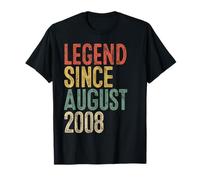 Legend 2008 17th Birthday Gifts for Boy Girl 17 Year Old T-Shirt