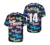 LEGEND 8 LEGACY24 #14 The Fresh Prince of Bel Air Academy Baseball Jersey for Men, Black, Medium