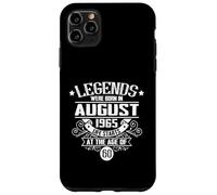 Legend August 1965 Life Starts At 60 Case for iPhone 11 Pro Max