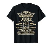 Legend Born In June 2013 12th Birthday Tee 12 Years Old T-Shirt