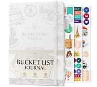 Legend Bucket List Journal, Solo & Couples Travel Planner, White