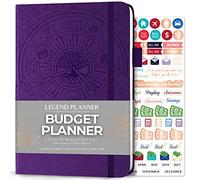 Legend Budget Planner - Financial Organizer Book. Money Account & Expense Tracker Notebook Journal for Household Monthly Budgeting (Purple)