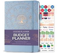 Legend Budget Planner, Undated Monthly Budgeting & Bill Book, Periwinkle