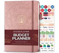Legend Budget Planner, Undated Monthly Budgeting & Bill Book, Rose Gold