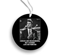 Legend Car Air Freshener - “Heroes Are Remembered, Legends Live On Forever” Hanging Freshener