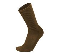LEGEND Compression Tactical Merino Wool All-Weather Boot Socks - Mid-Calf Military for Men and Women, Coyote Brown, Small