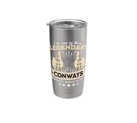 Legend Conway Surname Conway Last Name Conway Stainless Steel Insulated Tumbler
