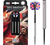 Legend Darts D0868 | Eric Bristow Original Crafty Cockney | Premium 90% Tungsten Steel Tip Dart Set | 23g