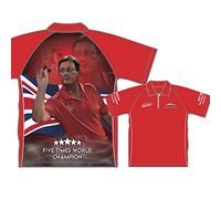 Legend Darts Official Eric Bristow Dart Shirt - Breathable - with Pocket - Small to 4XL - Crafty Cockney (Medium)
