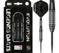 Legend Darts | Steel Tip Darts set | Evolution Series | B13 | Black | Grenade Bomb | Multiple Weights Available. (24, Grams)
