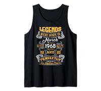Legend February 1968 Vintage 58th Birthday Tees Made in 1968 Tank Top