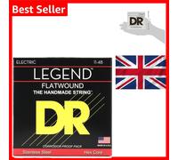Legend Flatwound Electric Guitar Strings Medium Lite Stainless Steel Brown