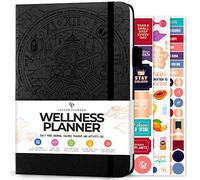 Legend Food Journal, Weight Loss & Meal Tracking Diary 14.5x21 Black