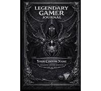 Legend Gamer Journal Shadow Order Edition: Personalized Gaming Notebook for RPG Players, Dungeon Masters & Board Game Lovers