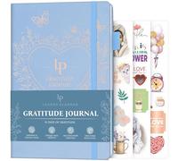 Legend Gratitude Journal - Guided Daily Journal to Foster Positivity & Happiness - Grateful Notebook to Write In - Inspirational Affirmation & Thankful Journal - Lasts 3 Months (Periwinkle Gold Foil)