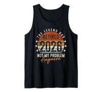 Legend has retired 2026 funny retirement gifts for men Tank Top