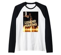 Legend in The Making Basketball Tee Fearless Dunk Graphic Raglan Baseball Tee