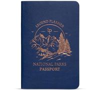 Legend National Parks Passport - US & Canada Park Passport Book with State Map & Bucket List Checklist - Adventure Planner Journal (Dark Blue Gold Foil)