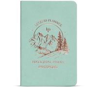 Legend National Parks Passport - US & Canada Park Passport Book with State Map & Bucket List Checklist - Adventure Planner Journal (Mint Cream Gold Foil)