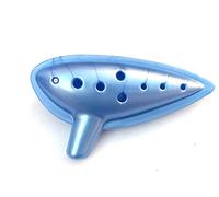 Legend Ocarina Blue 10 Hole Easy to Play Game Music Sounds Effects