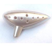 Legend Ocarina White 10 Hole Easy to Play Game Music Sounds Effects