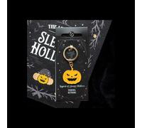 Legend Of Sleepy Hollow Enamel Pumpkin Keyring With Carved Face