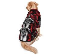 Legend of The Giant Blade Dog Hoodie for Medium and Large Dogs – Soft Polyester Pet Clothes, Suitable for All Seasons