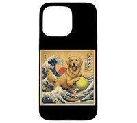 Legend Of The Golden Dog Tsunami Wave Arigatou Case for iPhone 15 Pro Max