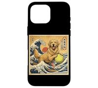 Legend Of The Golden Dog Tsunami Wave Arigatou Case for iPhone 16 Pro Max