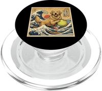 Legend Of The Golden Dog Tsunami Wave Arigatou PopSockets PopGrip for MagSafe