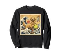 Legend Of The Golden Dog Tsunami Wave Arigatou Sweatshirt