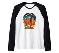 Legend of The Pleiades Seven Sisters Myth Raglan Baseball Tee
