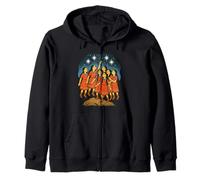 Legend of the Pleiades Seven Sisters Myth Zip Hoodie