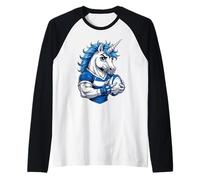 Legend of The Scrum Scotland’s Unicorn Charge Raglan Baseball Tee