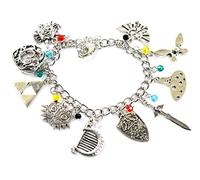 Legend of Zelda Charm Bracelet - Cosplay Accessories - Wind Waker and Triforce Charm