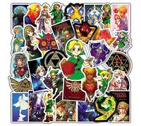 Legend of Zelda Classic Game Icon Stickers Decals for Laptops Phones Cases Walls Luggage Books Water Bottles - 50 Stickers