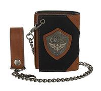 Zelda Video Game Hylian Shield PU and Canvas Wallet, Multi, Taglia unica
