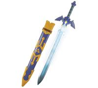 Legend of Zelda Light Up Master Sword 29" / 73cm, Officially Licensed by Disguise, LED Light Feature Sword Fancy Dress Accessory, Includes Detailed Scabbard & Hilt, Inspired by Link