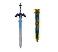 Legend of Zelda Link 26" / 66cm Sword Dress Up Accessory, Officially Licensed by Disguise, Features True-to-Game Master Sword Design, Includes Scabbard, Ideal for Play and Display