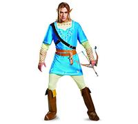 Legend of Zelda Link Breath of The Wild Mens Deluxe Costume